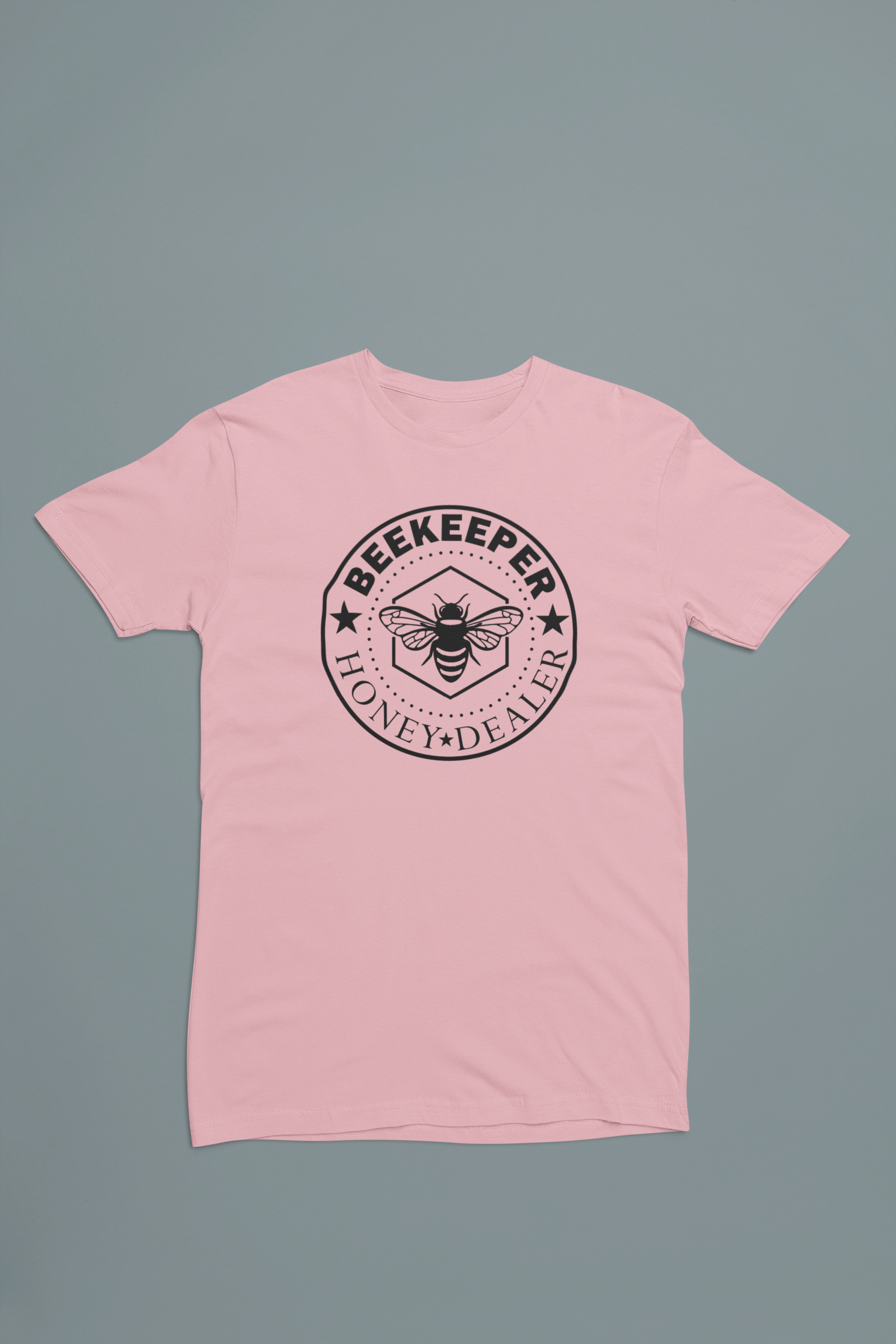 Beekeeper - Honey Dealer (Black Lettering) Beekeeper Badge Tee