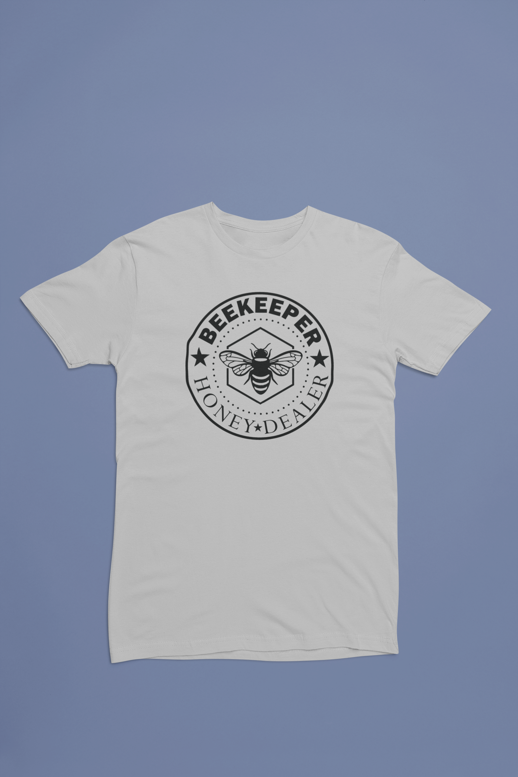 Beekeeper - Honey Dealer (Black Lettering) Beekeeper Badge Tee