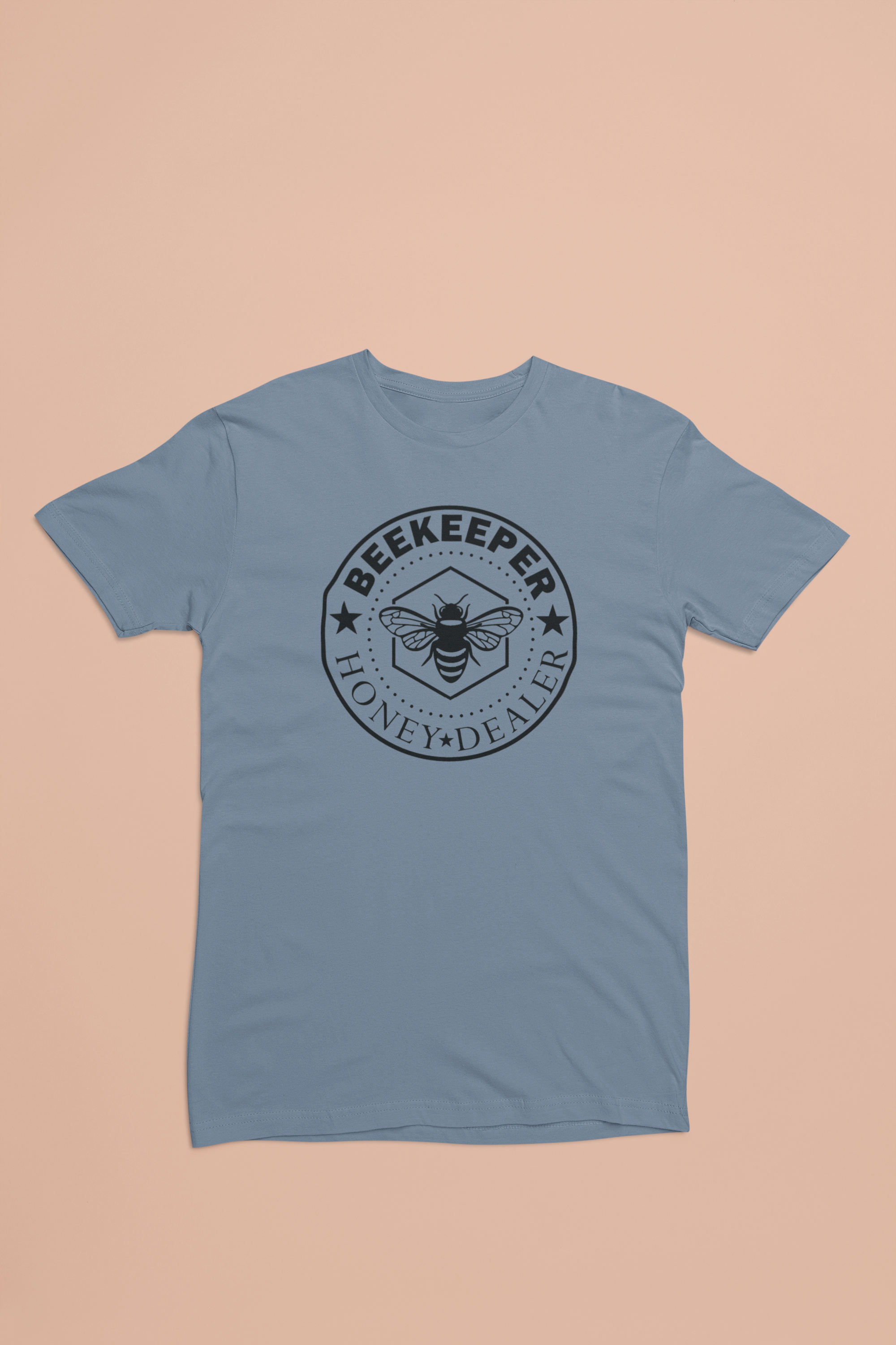 Beekeeper - Honey Dealer (Black Lettering) Beekeeper Badge Tee