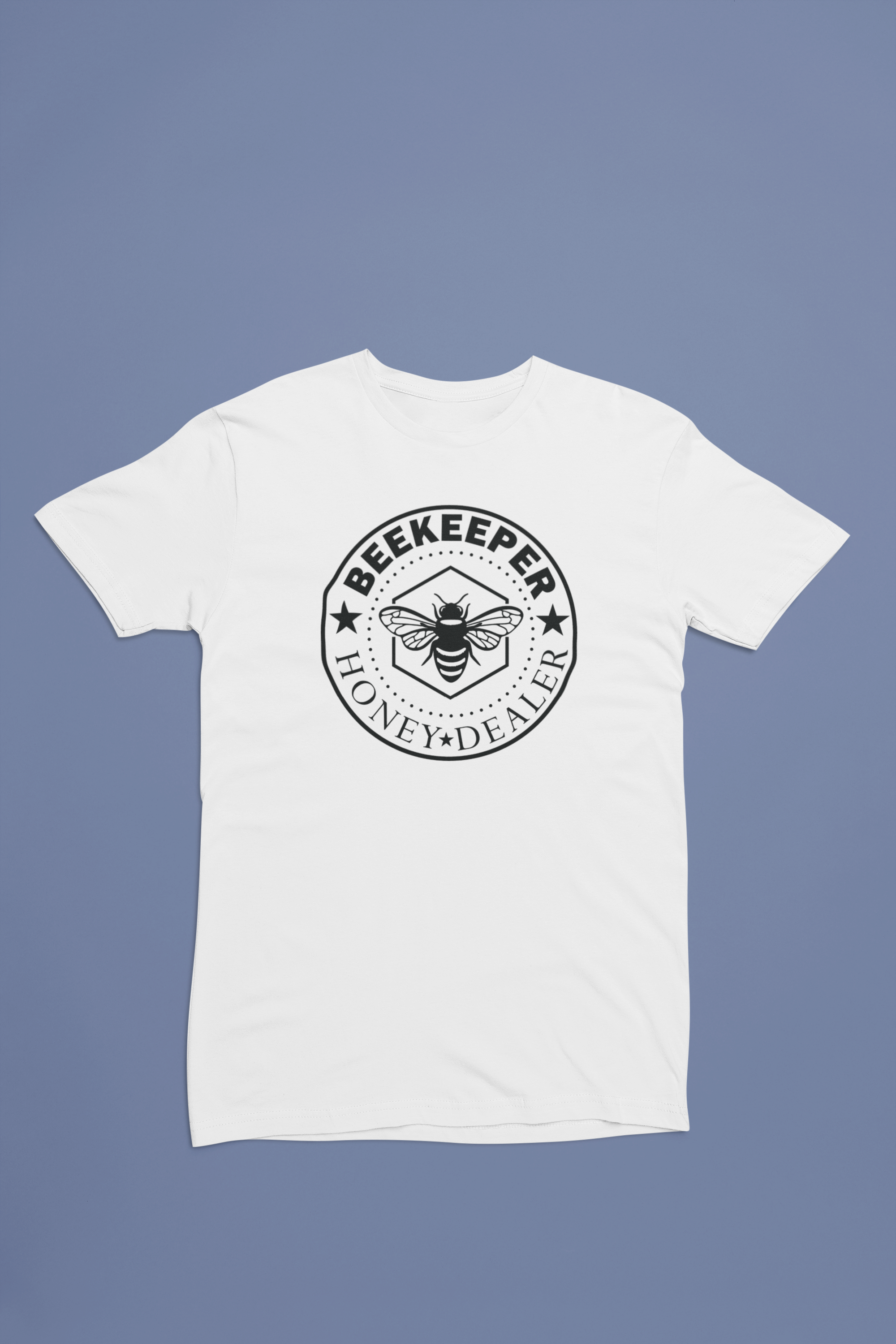 Beekeeper - Honey Dealer (Black Lettering) Beekeeper Badge Tee